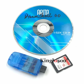 Dreamshell sistem Sega Dreamcast card SD adapter, adaptor DC cititor w/ 16G SD jocuri sprijin de 200 de hard disk joc