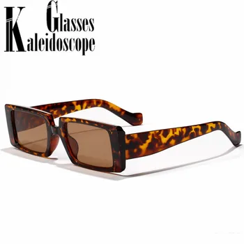 Dreptunghi ochelari de Soare pentru Femei Brand de Moda Designer de Mare Cadru Ochelari de Soare Doamnelor de Epocă Bomboane de Culoare Ochelari de Nuante UV400