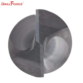 Drillforce 0.55 mm-6.45 mm Carbură Solidă Set burghie, Spiral Flute CNC poftă de mâncare Burghiu Pentru Metal Dur din Oțel Inoxidabil