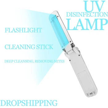 Dropshipping Lumina UV Bagheta de Călătorie portabil Portabil Lanterna UV Bagheta Lampa Lanterna