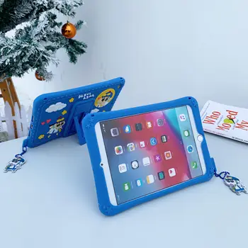 Drăguț Crayon Shin-chan Reglabil Suport Moale de Silicon Tableta Caz Stand Pentru iPad Air 1 2 3 4 Mini 5 Pro 2017 2018 2020 de Acoperire