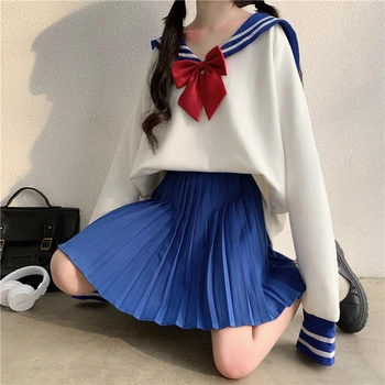 Drăguț Japoneză Supradimensionate Hanorac Femei Sailor Moon Anime Cosplay Jachete Harajuku Streetwear Lolita Fete Kawaii Sweetshirts