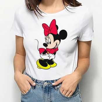 Drăguț Mickey Mouse-Goofy Câine Donald Duck Print Vara Femei Tricou Fata de Moda de Top Student Harajuku Unisex T-shirt