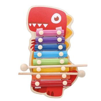 Drăguț Octavă Copii Jucării Muzicale Curcubeu Din Lemn, Xilofon, Instrumente De Copii, Muzica Instrument De Învățare Și Educație Puzzle Jucărie