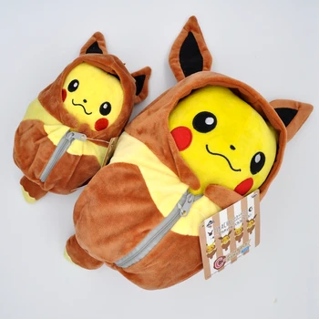 Drăguț pikachued sac de dormit pentru Charizard Ekans Eevee Pokemoned de Pluș Jucarii creative mașină cu Gheare umplute papusa pentru Copii cadouri