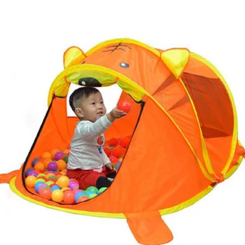 Drăguț Portabil De Jucarie Pentru Copii Cort Baby Ocean Ball Pool Groapă Pop-Up Jucarii Copii, Casă De Joacă În Aer Liber Pentru Sugari Pliere Călătorie Camping Cort
