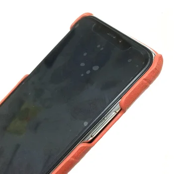 Drăguț Roz curea din piele titular de caz pentru iPhone 11 Pro Max 11Pro se ocupe de cazuri de telefoane de lux crocodil subțire hard cover