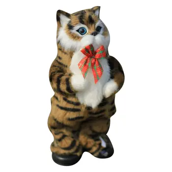 Drăguț Simulare Pisica Galben Electric Cat Cântând Și Dansând Pisica Papusa Cadou Pentru Copii Jucarii Interactive Cadou De Ziua De Nastere