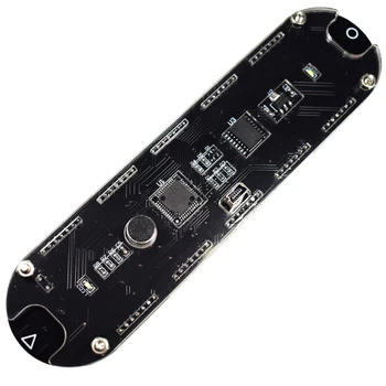 DS3231 contor de temperatura de Mare Precizie DIY Digital Dot Matrix LED Ceas Deșteptător Kit cu Transparent Caz, Data de Afișare de Timp