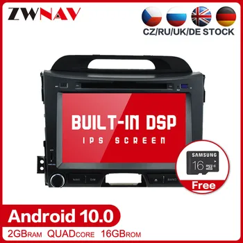 DSP Android 10.0 auto Multimedia player Pentru Kia Sportage 3 4 SL 2010-2016 Radio Auto Video stereo, GPS Navi unitate cap wifi gratuit hartă