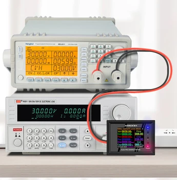 DT24P 1000V/300A IPS display digital DC Voltmetru Ampermetru Capacitate Baterie Tester de tensiune Indicator detector de Metru De Aplicatie
