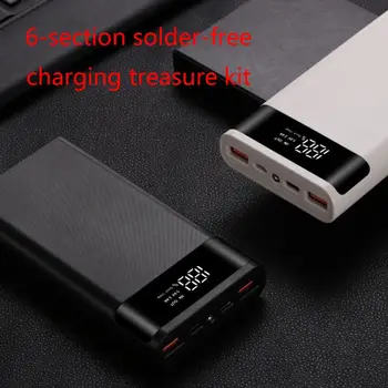 Dual USB QC3.0 6x18650 Baterii DIY Power Bank Cutie Titularul Caz Încărcător Rapid de Dropshipping