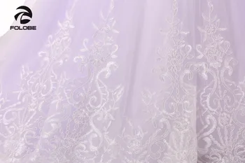 Dulce Violet Cristal Arc Ștrasuri Din Mărgele Dantelă Flori Girl Rochii Pentru Nunta Mult Fete Prima Împărtășanie Rochii Rochii De Ocazie
