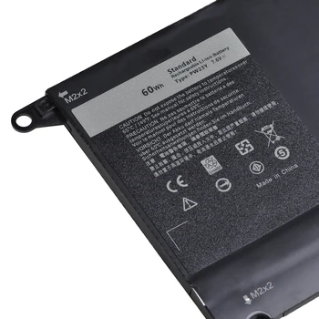 DuraPro 1 buc PW23Y Baterie Laptop 7.6 V 60Wh pentru Dell Xps 13 9360 XPS 13-9360-D1605G Serie 0RNP72 TP1GT 0TP1GT