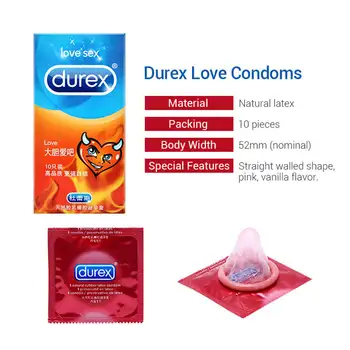 Durex Prezervative 32/45 Pc-uri Ultra Subțire de Lubrifiant Intarziere Ejaculare Jucarii Sexuale pentru Barbati Latex Natural Penis Sleeve Produse Intime