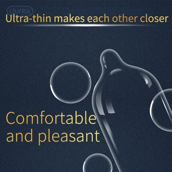Durex Ultra Subtire Prezervative Lubrifiate pentru Bărbați Manșon pentru penis Intimă produse Pentru jucarii sexuale pentru un cuplu/adulți