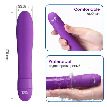 Durex Vibrator Slim G fața Locului Moale Masaj Masturbari Anal Stimulator Impermeabil Mut Adult Produse Intime Jucarii Sexuale pentru Femei