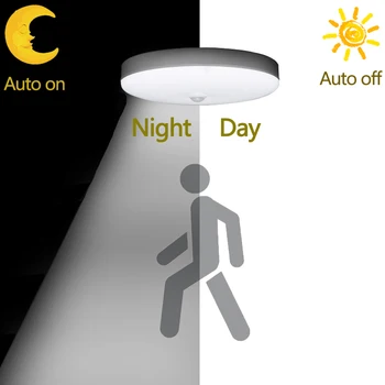 E27 Lampă Cu Senzor de Mișcare Lumina de Noapte LED-uri Bec cu Senzor PIR Auto Pe Off 12W 18W Lumina Plafon Scari Holuri Acasă Lampă de Noapte
