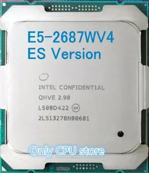 E5-2687WV4 Original Intel Xeon ES Versiunea E5 2687WV4 QHVE 2.90 GHz 12-Core 30MB SmartCache E5 2687W V4 despre lga2011-3 160W