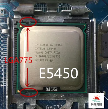 E5450 Intel Xeon e5450 SLANQ sau SLBBM Quad-Core 3.0 GHz 12MB 1333MHz socket 775 funcționează pe LGA 775 placa de baza nu este nevoie de adaptor