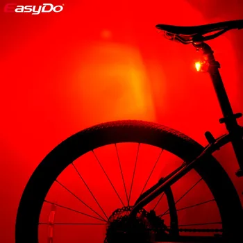 EasyDo Biciclete Lumina din Spate STVZO Ciclism Coada de Lumină MTB Biciclete Rutier Lampa USB rezistent la apa Baterie de Lumină EL-2102/2201