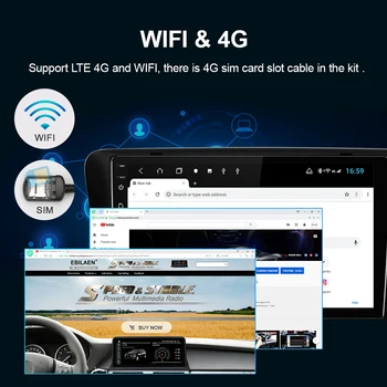 EBILAEN DVD Auto Multimedia Player Pentru Skoda Octavia A7 3-2018 1din Android 10 Radio Auto Navigație GPS Unitate Cap Stereo