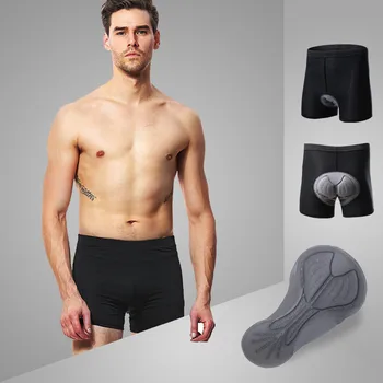 Echitatie Gel de pantaloni Scurți de Biciclete Antibacterian Respirabil În Scurt Îmbrăcăminte 3D Căptușit cu Bicicleta Boxeri Bărbați Lenjerie de corp Negru pantaloni Scurți de Ciclism