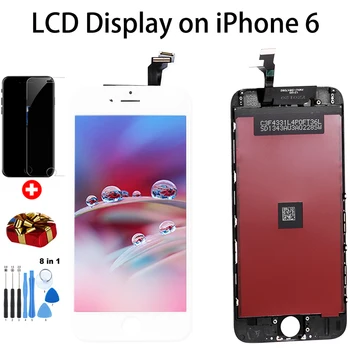 Ecran LCD Pentru iPhone 6 7 8 plus X, Ecran Tactil Digitizer pentru iPhone 6S 6SPlus Înlocuirea Ansamblului AAA+++ Calitate cu Cadouri