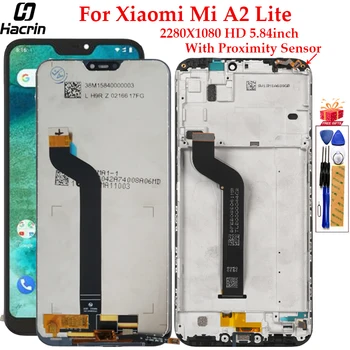 Ecran Pentru Xiaomi Mi A2 Lite Display LCD Touch Screen Cu Cadru Înlocuitor Pentru Xiaomi Mi A2 2 Lite A2Lite Ecran 5.84 inch