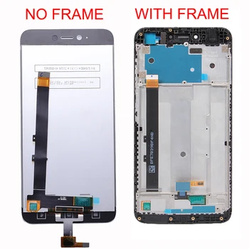 Ecran Pentru XIAOMI Redmi Notă 5A / Nota 5A Prim-LCD Touch Ecran Digitizor Cu Rama Original Y1 / Y1 Lite Alb Negru