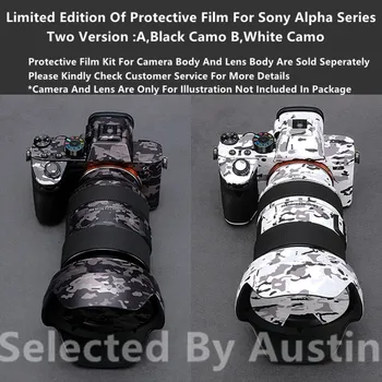 Ediție limitată Camera Pielea Decal Folie de Protectie Pentru Sony A7RIV A7III A7M3 A7R3 A7R4 A9 A6400 A6300 Folie de Acoperire Protector