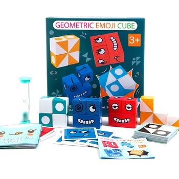Educatia Montessori Geometria Fata De Schimbare Bloc De Copii Joc De Potrivire Inteligenta Bord Provocare La Nivel De Jucării