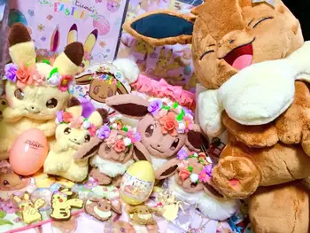 Eevee jucărie de Pluș L personaj Anime Kawaii Elf Moale animal Umplute papusa de Calitate Bine Pentru Copii Colecție cadou