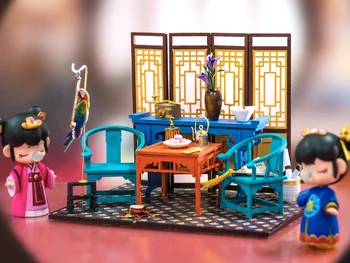 Efect 3D DIY Casa din Lemn in Miniatura Fluture Frumos pentru Camera Copii Păpuși Orb Cutie Casa Papusa Model Kituri de constructie GiftSN