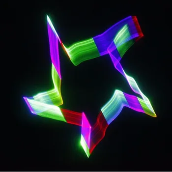 Efect 3D RGB Colorate Luces 400mW Proiectorul cu Laser Scanner Muzica Lumini Pentru DJ Petrecere Acasă Nunta Etapă de Crăciun Iluminat DMX Lumina