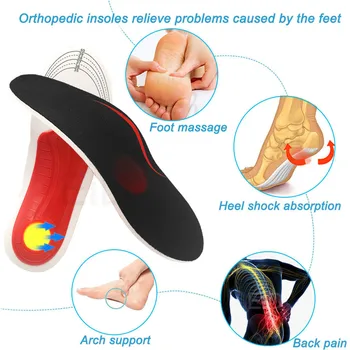 EiD Premium Ortezare Gel de Înaltă Suport Arc Tălpi Gel Pad 3D Suport Arc Picioare Plate Pentru Femei / Bărbați ortopedice dureri de Picioare Unisex