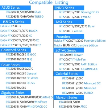 EK-FC RTX2080 +Ti Clasic 12v RGB GPU Apă, Bloc Pentru NVIDIA® GeForce RTX 2080 Și RTX 2080 TI placa Grafica Cu Backplate