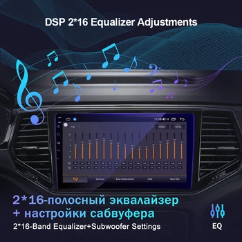 EKIY 32EQ DSP Autoradio 2Din Android 10 Pentru Citroen C4 C-Triomphe C-Quatre 2004-2009 Stereo Auto Multimedia Player BT CarPlay DVD