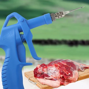 Electric Injectorului Mașină de Mâncare Aroma de Condimente BBQ Carne Seringă Automată Instrumentul Sosul de Injecție Arma cu Trusa de scule X6