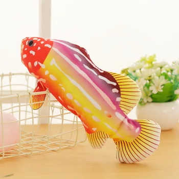 Electric Pește Pisică Jucărie de Încărcare USB de Simulare Pește Jucării Animal de casă Pisică Jucărie Electronică Interactivă Guma de Joc Musca Consumabile