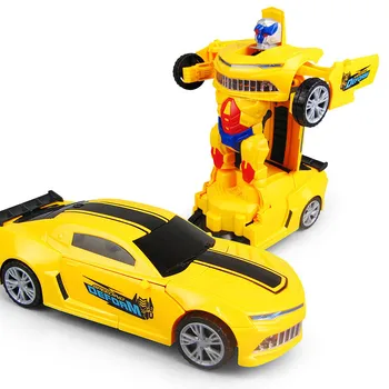 Electric Universal Music Deformare Robot Auto Copii Model Jucărie Cadou