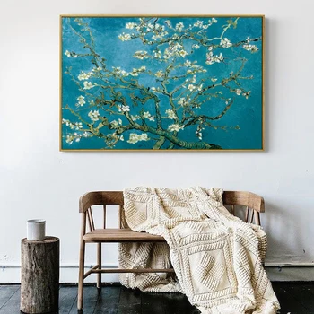 Elegante Flori de Cais de Vincent Van Gogh Celebra Panza Pictura Postere si Printuri de Arta de Perete pentru Camera de zi Decor Acasă Cuadros