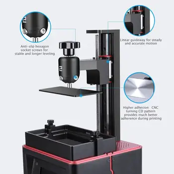 ELEGOO Mars Pro 3D Printer SLA UV Photocuring LCD 3D Printer Rășină Imprimantă 3D Impresora Negru 3D 3D Drucker