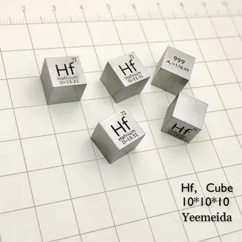 Element de Cub 10 mm Pură Densitate de Metal Colecții Hafniu Tantal Tungsten Reniu Gadoliniu Erbiu Samariu