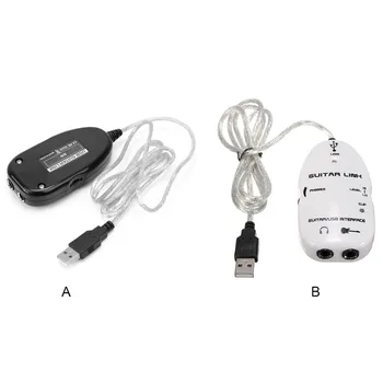 Eletric Cablu de Chitara Chitara Interfata USB Link-ul de Cablu Adaptor de Conector Audio Recorder pentru PC/Calculator Chitara Accesorii