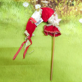 Elf Păpuși de Pluș Clovn Jucarii Cu Stick-ul de Crăciun Ornamente pentru Pomul de Crăciun Agățat de Vacanță Decorare Crăciun Cadouri de Anul Nou pentru Copii
