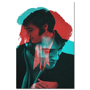 Elvis Presley Poster Fierbinte de Vânzare Personalizate Pictura Arta de Perete de Mătase Decor Postere si Printuri Pentru Living Imagini Decorative