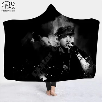 Eminem modele de animație Fleece Pătură 3D full tipărite Portabil Pătură Adulți/copii Fleece Pătură picătură shippng stil -2