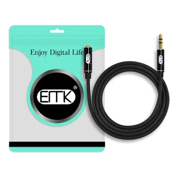 EMK 3.5 mm Jack masculin Feminin de 3,5 mm Aux Cablu de Extensie Cablu Audio pentru Căști Cablu de Extensie Cablu pentru Calculator