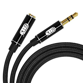EMK 3.5 mm Jack masculin Feminin de 3,5 mm Aux Cablu de Extensie Cablu Audio pentru Căști Cablu de Extensie Cablu pentru Calculator